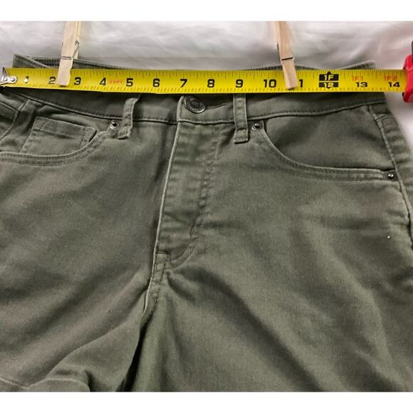 Aeropostale MIDI Army Green Short 4 Cabincore Fisherman Gorpcore Boho Normcore - Picture 6 of 10